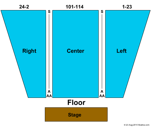 Meadow Brook Theatre Standard Seating Chart